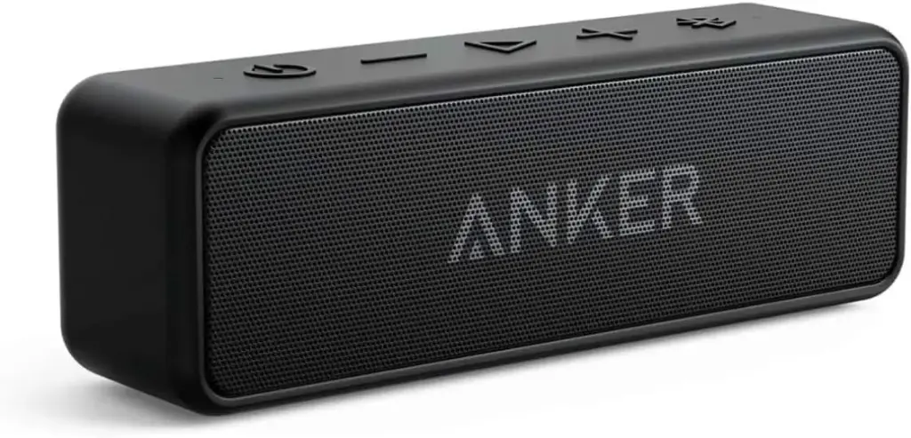 Anker Soundcore 2 Bluetooth‑Lautsprecher – 12 W Stereo, IPX7, 24 Std. Akkulaufzeit, BassUp, Bluetooth 5.0