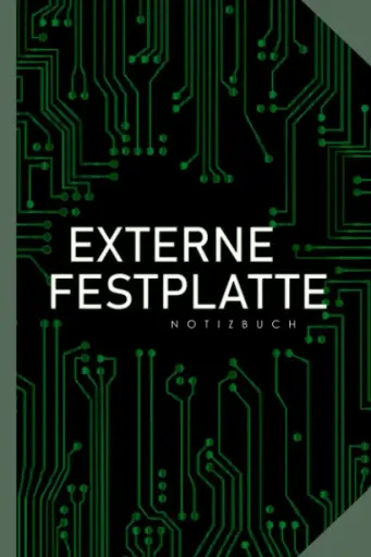 IT‑Notizbuch Externe Festplatte – 120 Seiten für EDV‑ & Computer‑Profis | Lustiges Geschenk für Informatiker
