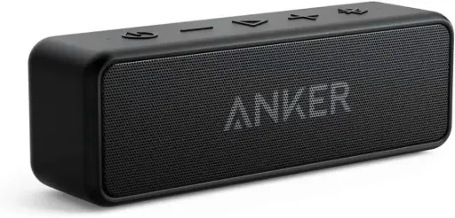 Anker Soundcore 2 Bluetooth‑Lautsprecher – 12 W Stereo, IPX7, 24 Std. Akkulaufzeit, BassUp, Bluetooth 5.0